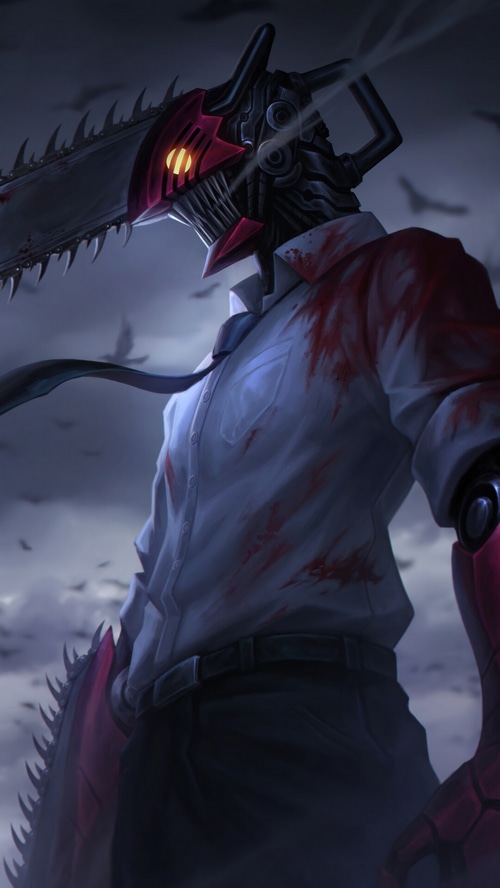 Denji in Chainsaw Man Hybrid Devil Form