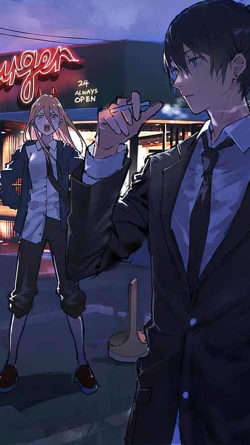 Chainsaw Man: Aki Hayakawa and Power at a diner