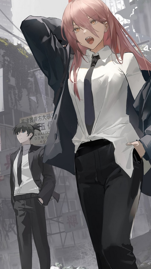 Power and Aki Hayakawa from Chainsaw Man