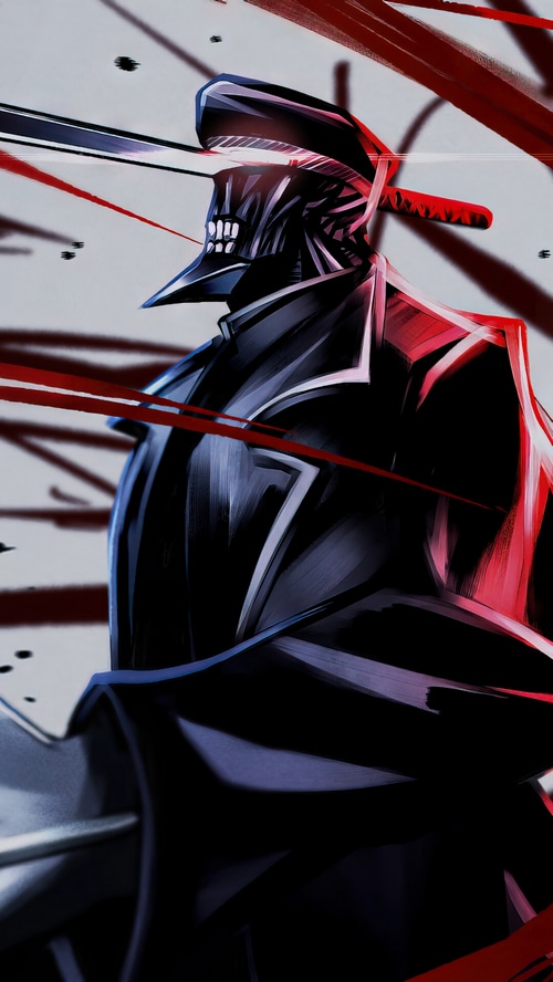Chainsaw Man Hybrid Devil Form with Katana