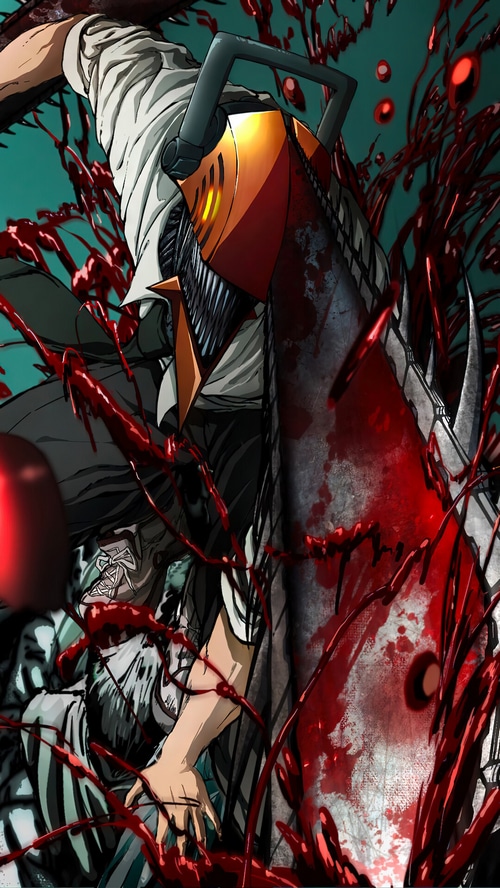 Denji in Chainsaw Man Hybrid Devil Form