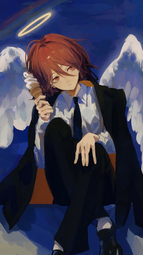 Angel Devil from Chainsaw Man with Wings and Halo