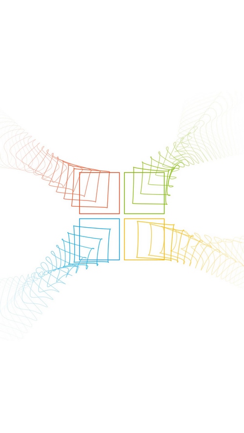 Microsoft Windows 11 abstract logo with colorful squares
