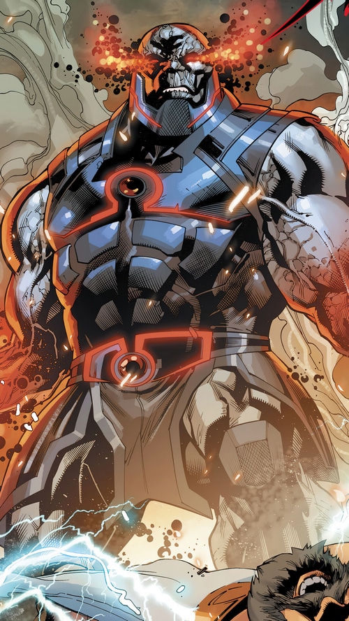 Darkseid with Omega Beams