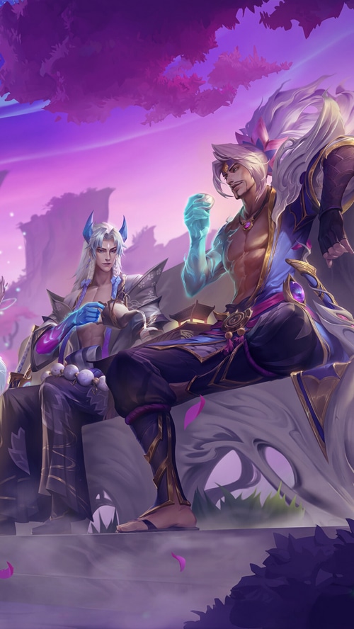 Spirit Blossom Yasuo and Yone in League of Legends