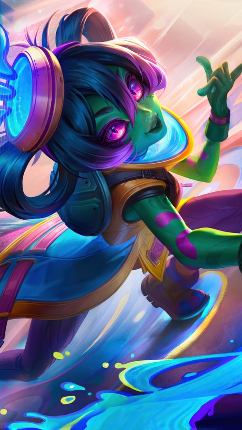 Street Demon Neeko from League of Legends Splash Art