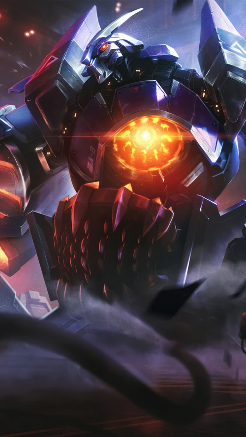 Urgot Mecha Skin Splash Art League of Legends