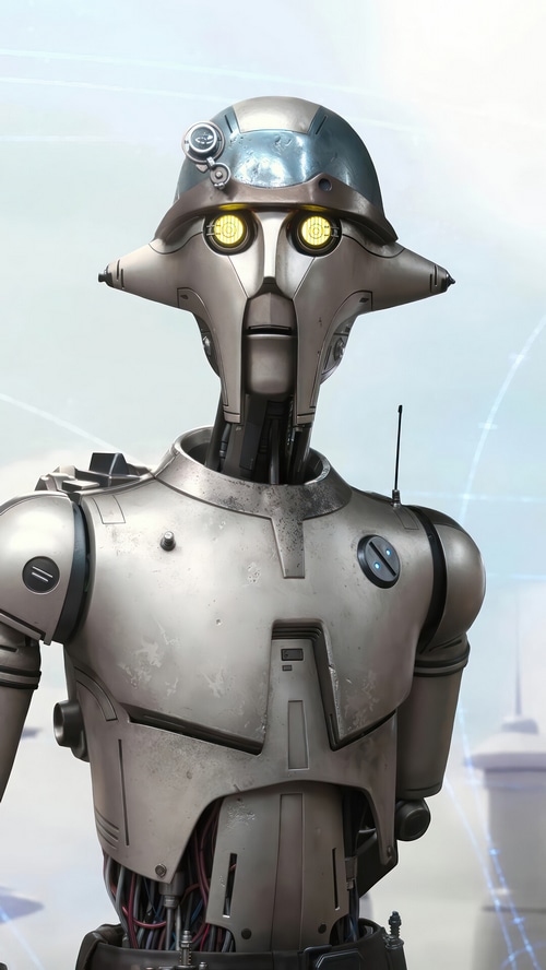 Huyang droid from Star Wars Ahsoka Series