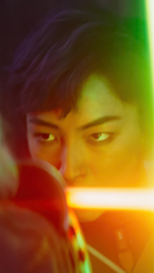Sabine Wren with a Lightsaber in Star Wars