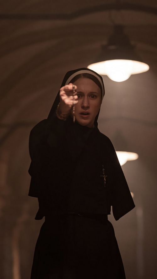 Taissa Farmiga as Sister Irene in The Nun 2