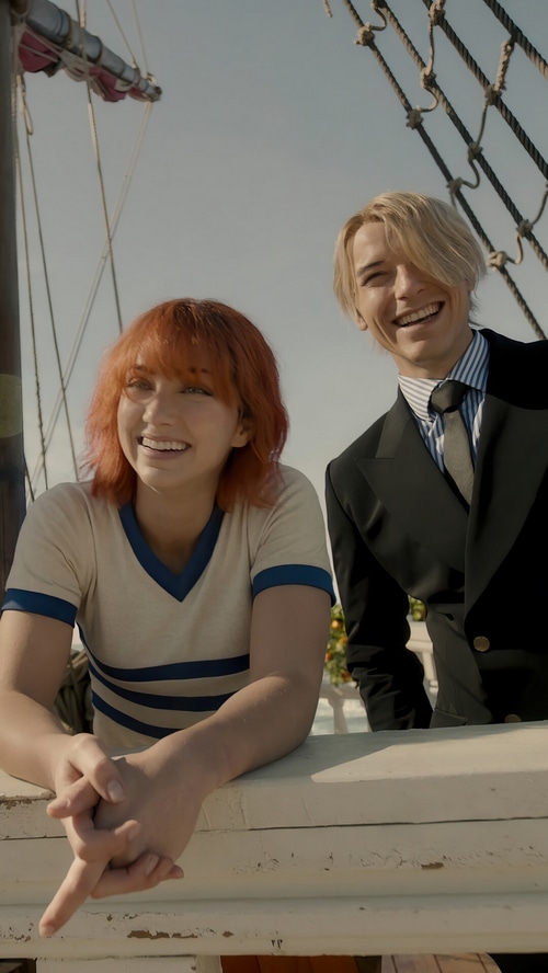 Nami and Sanji from One Piece Live Action