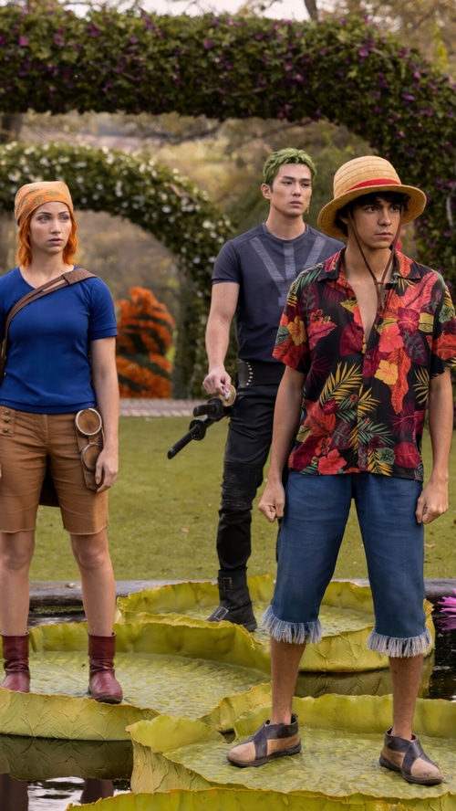 One Piece Live Action: Nami, Zoro, and Luffy