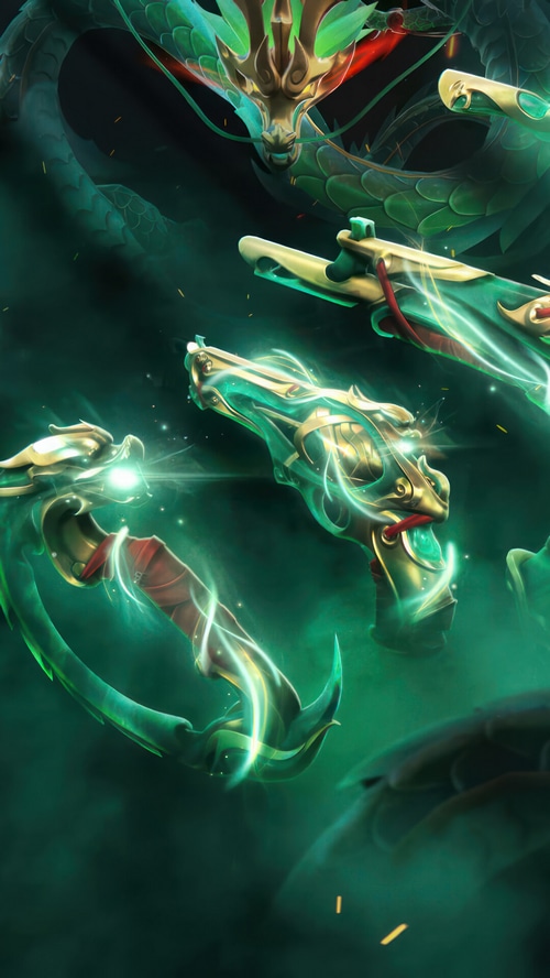 Valorant Imperium Guns with Dragon