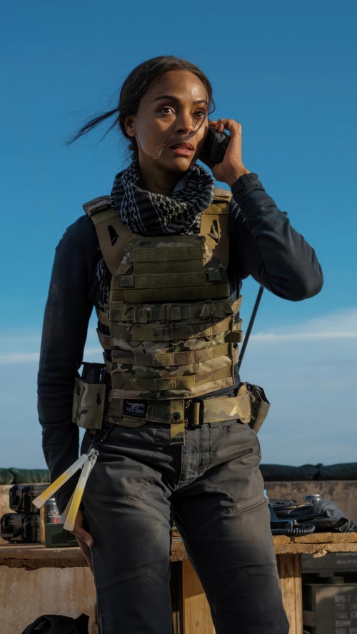 Zoe Saldana in Special Ops: Lioness