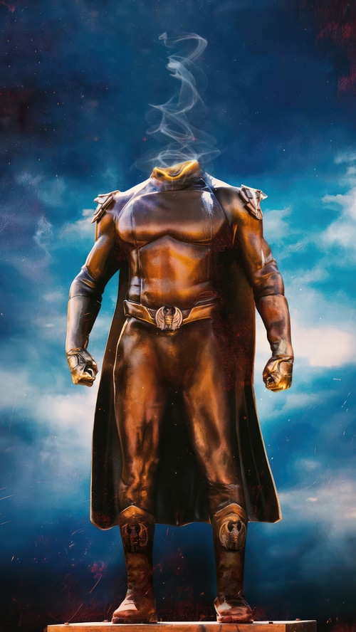 Gen V TV Series Statue with Smoke