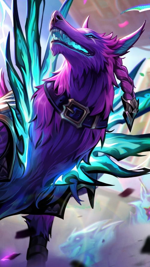 Soul Fighter Naafiri League of Legends Splash Art