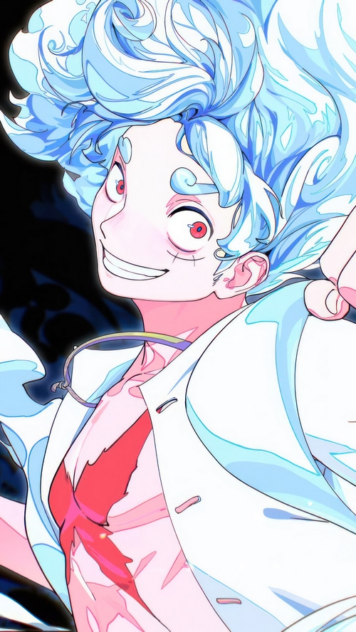 Monkey D. Luffy Gear 5 One Piece Anime