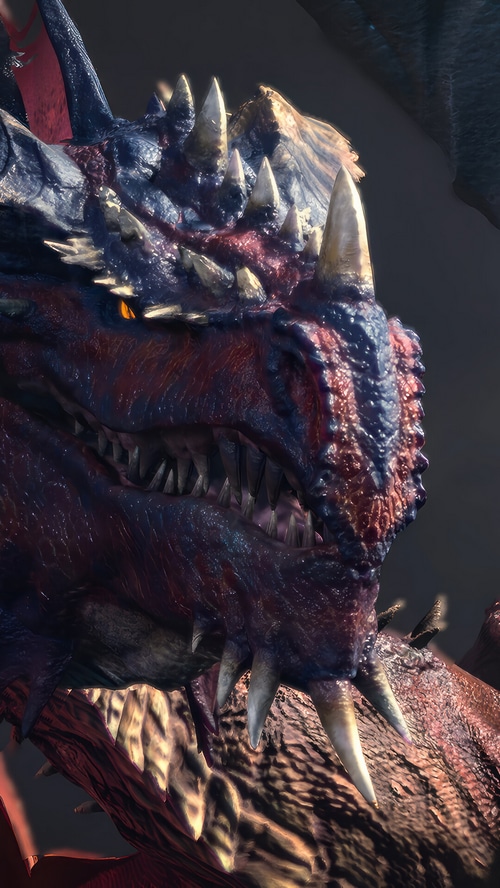 Baldur's Gate 3 Dragon Close-up