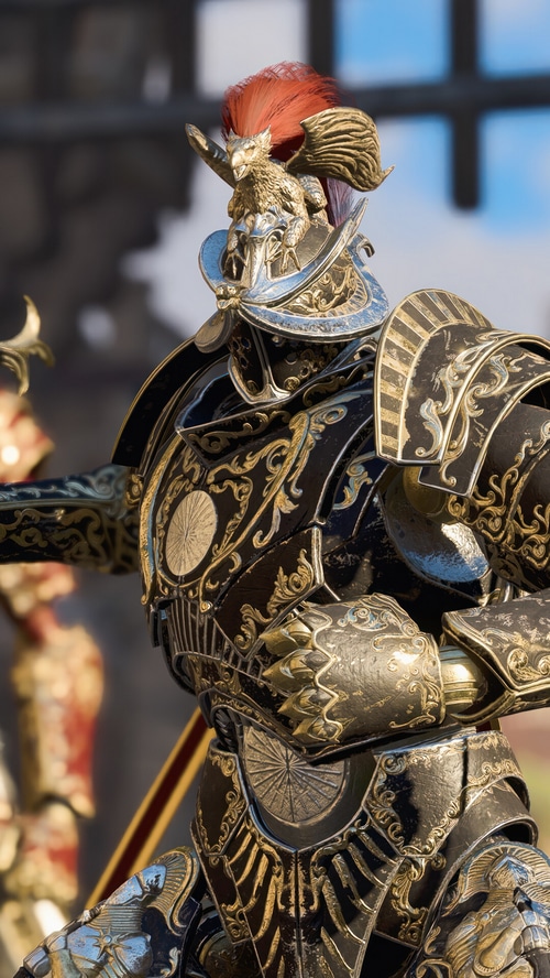 Baldur's Gate 3 Knight Armor with Griffin
