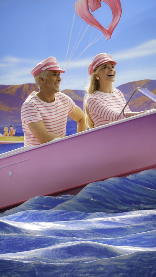 Ryan Gosling and Margot Robbie in Barbie Movie