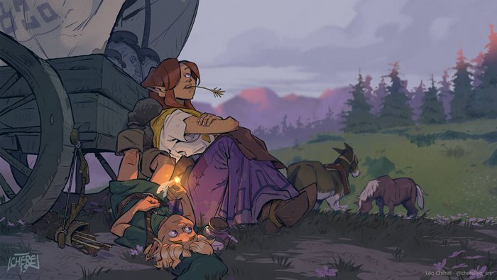 Cremia and Link Resting from The Legend of Zelda Majora's Mask 4K