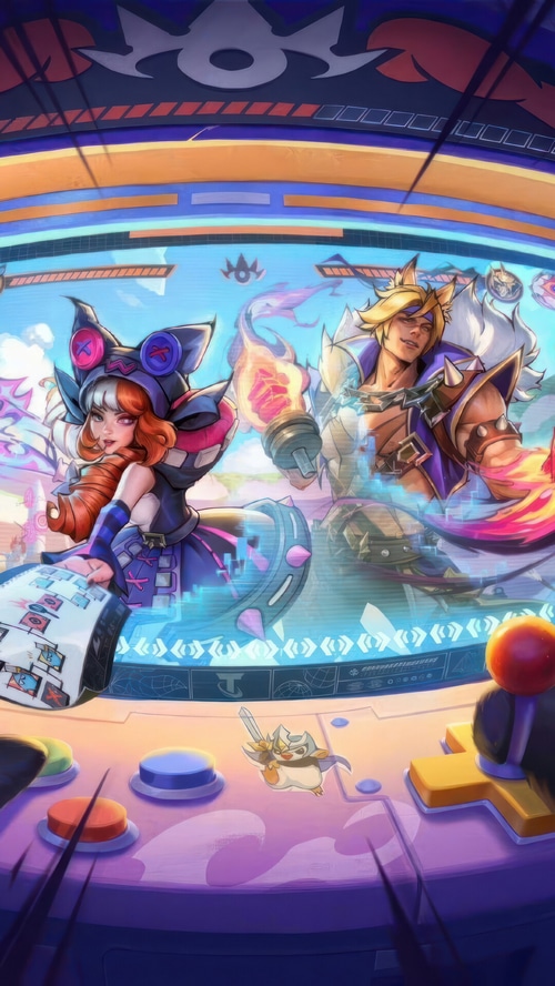 Soul Fighter Gwen and Sett in a video game interface