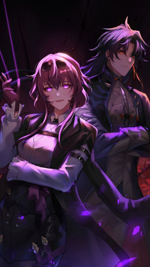 Kafka and Blade from Honkai: Star Rail