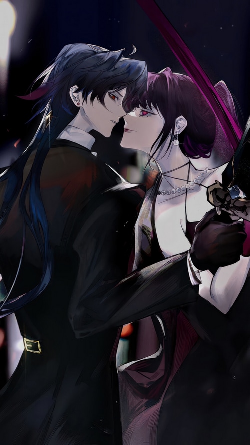 Kafka and Blade from Honkai: Star Rail
