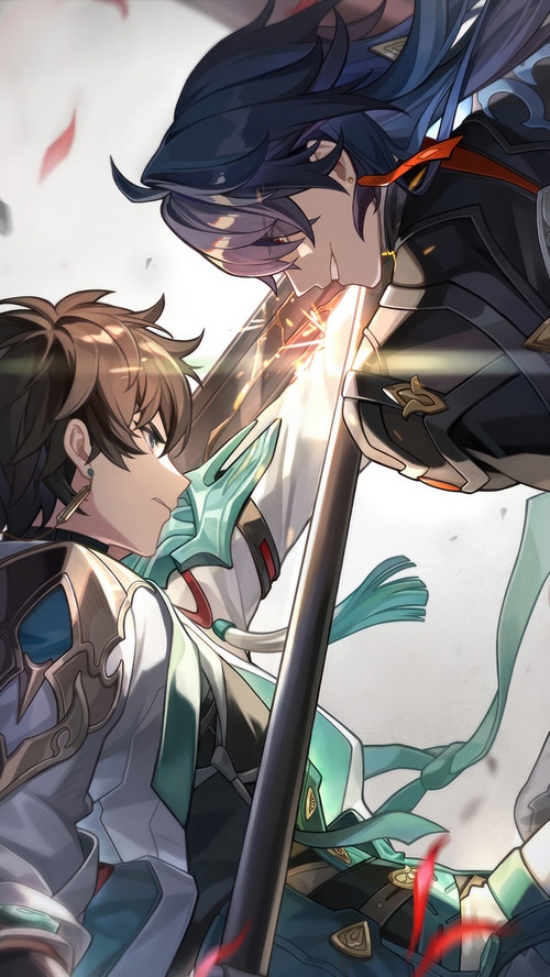 Dan Heng and Blade from Honkai: Star Rail
