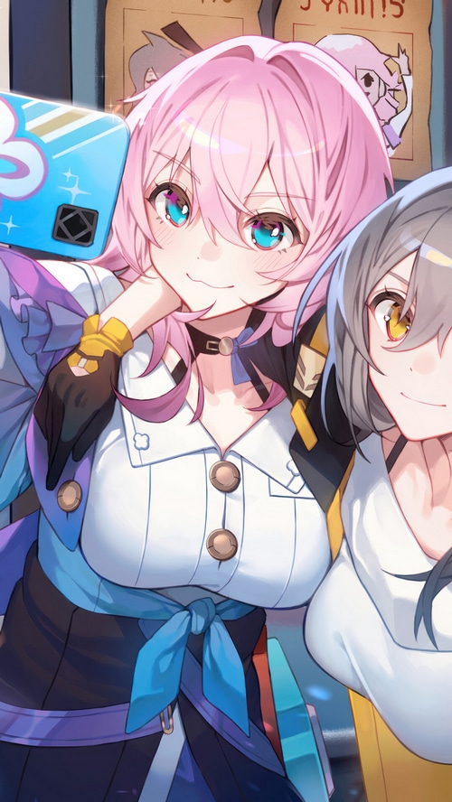 Honkai: Star Rail March 7th and Dan Heng