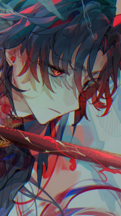 Blade from Honkai: Star Rail holding a blade