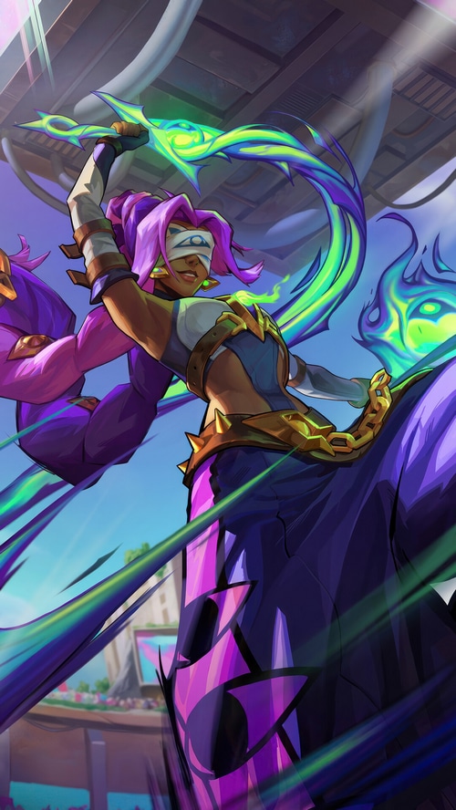 Soul Fighter Nilah League of Legends Splash Art