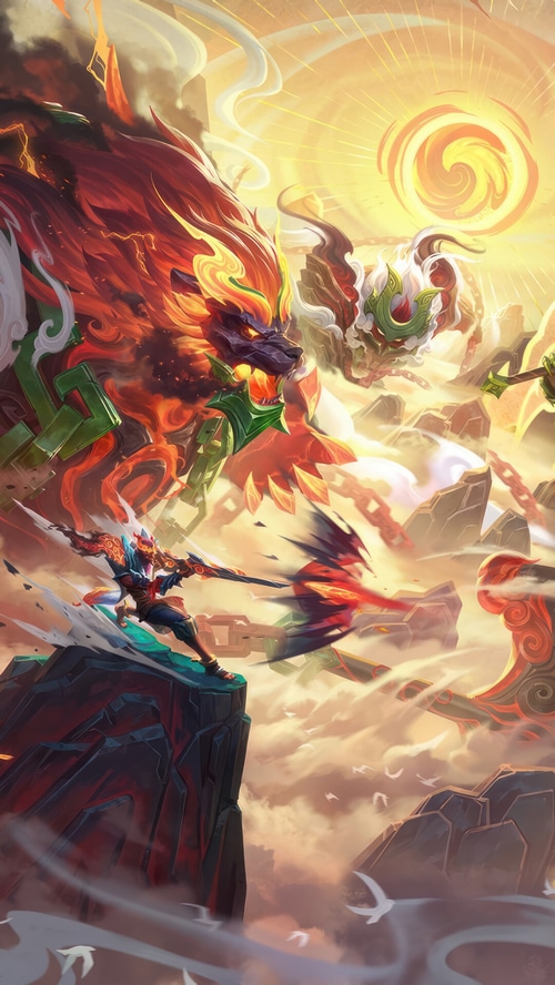 League of Legends Shan Hai Scrolls Volibear and Jhin