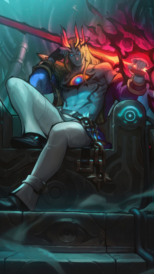 Soul Fighter Viego on a throne