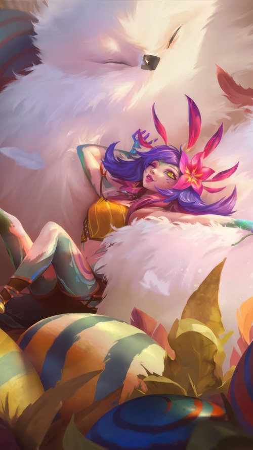 Neeko and her companion in League of Legends