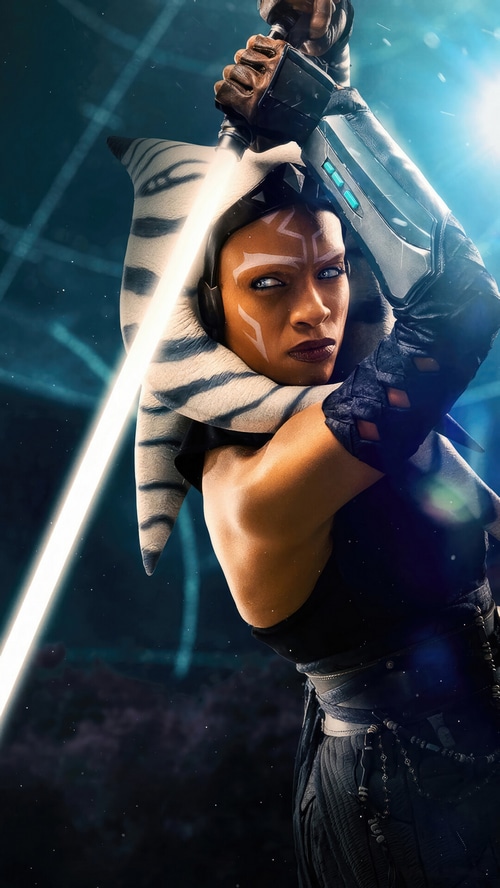 Ahsoka Tano with a Lightsaber