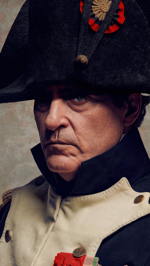 Napoleon in a military uniform and hat
