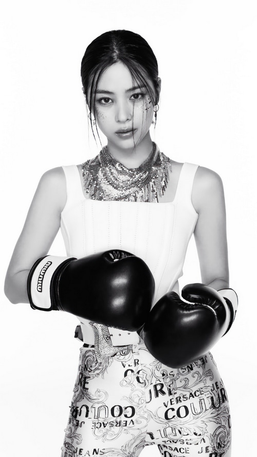 Ryujin with Boxing Gloves and Versace Jeans Couture