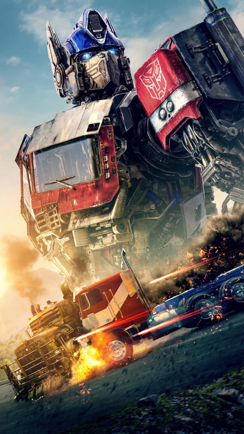 Optimus Prime in Transformers: Rise of the Beasts Poster