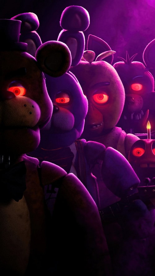 Five Nights at Freddys, Movie, 2023, Poster HD Phone Wallpaper | Rare ...