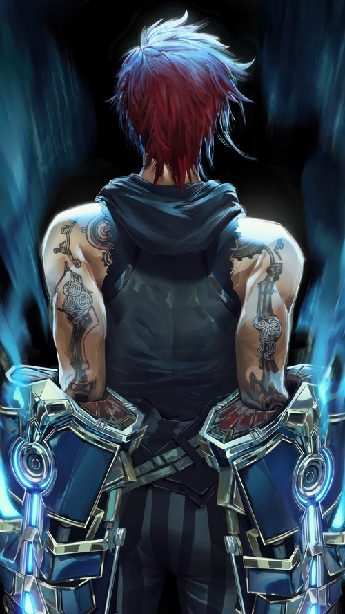 Vi from League of Legends with Hextech Gauntlets