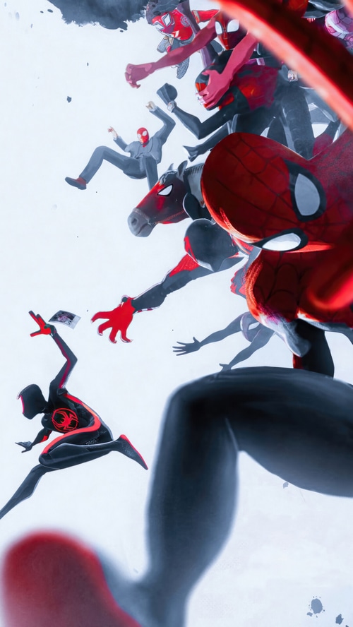 Spider-Man Variants in Spider-Man: Across the Spider-Verse