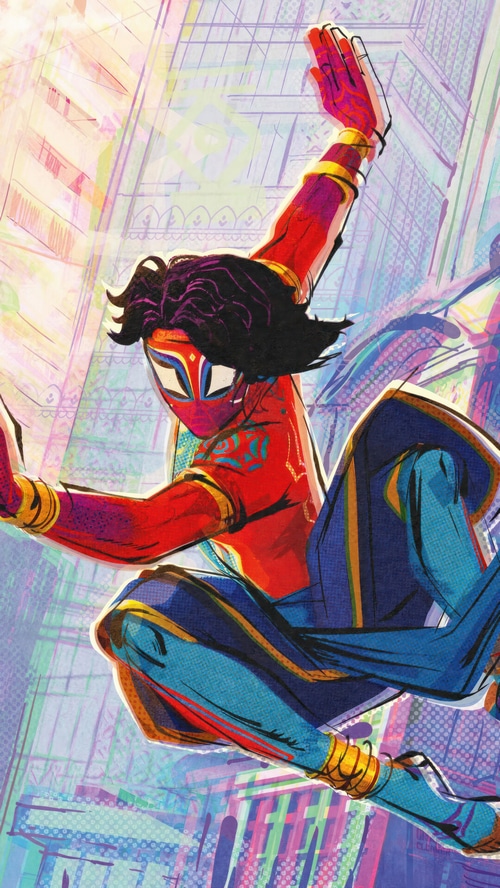 Pavitr Prabhakar as Spider-Man India in Across the Spider-Verse