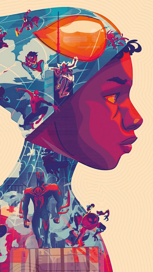 Spider-Man: Across the Spider-Verse Poster with Miles Morales