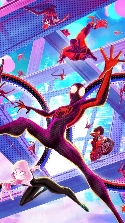 Spider-Man: Across the Spider-Verse with Miles Morales and Gwen Stacy