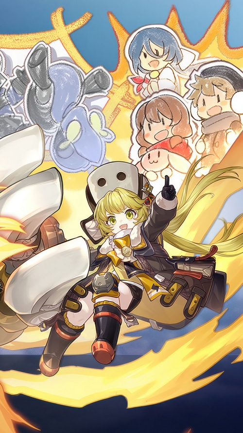 Honkai Star Rail characters in a dynamic illustration