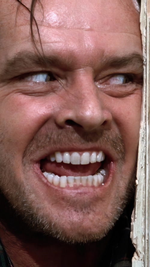 Jack Nicholson in The Shining