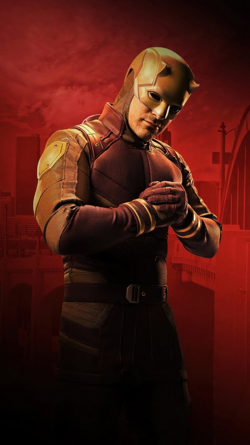 Daredevil in Yellow and Red Suit