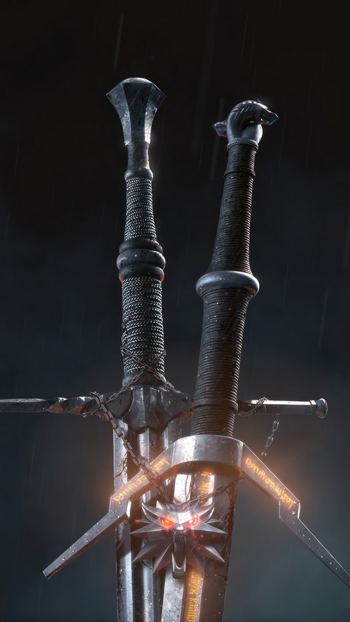 The Witcher's Steel and Silver Swords