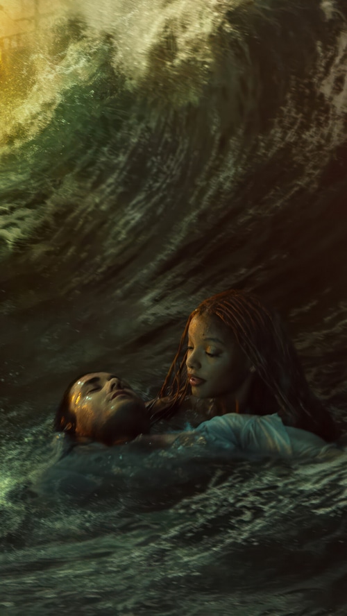 Ariel and Prince Eric in The Little Mermaid